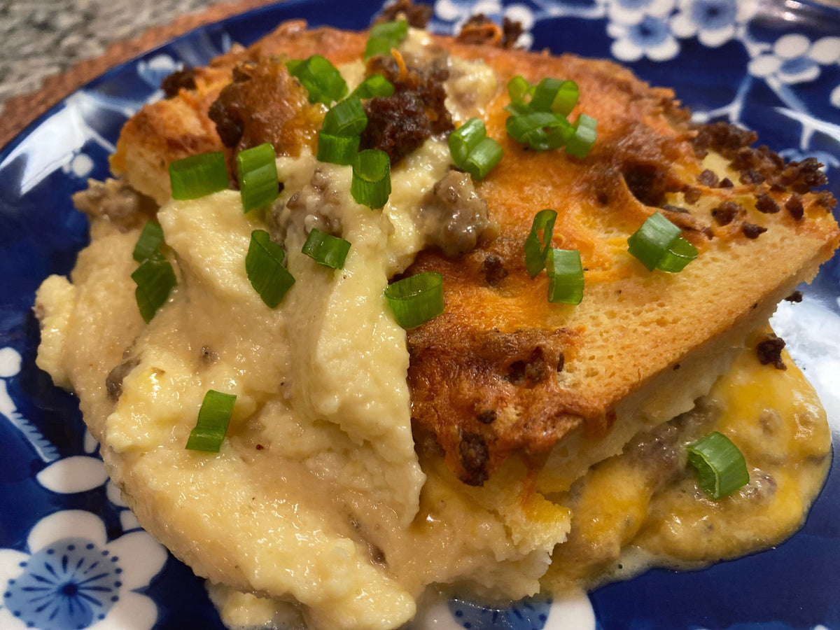 Sausage Breakfast Casserole Ladyfingers Main