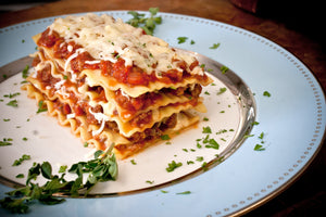 Beef & Italian Sausage Lasagna Ladyfingers