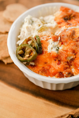 Jalapeno Popper Chicken Dip Ladyfingers