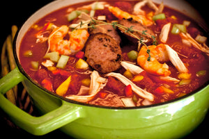 Shrimp, Sausage & Chicken Creole Ladyfingers